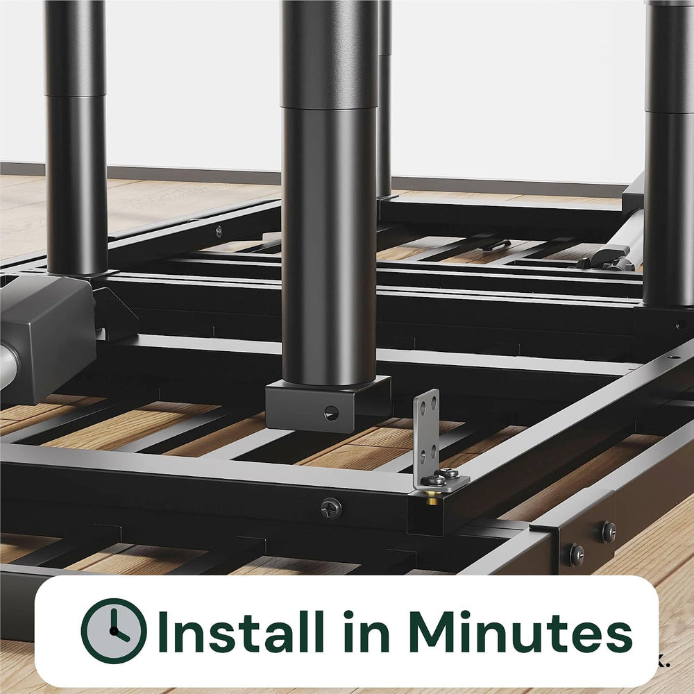 SunsGrove California King Adjustable Bed Frame with Wireless Remote, Zero Gra...