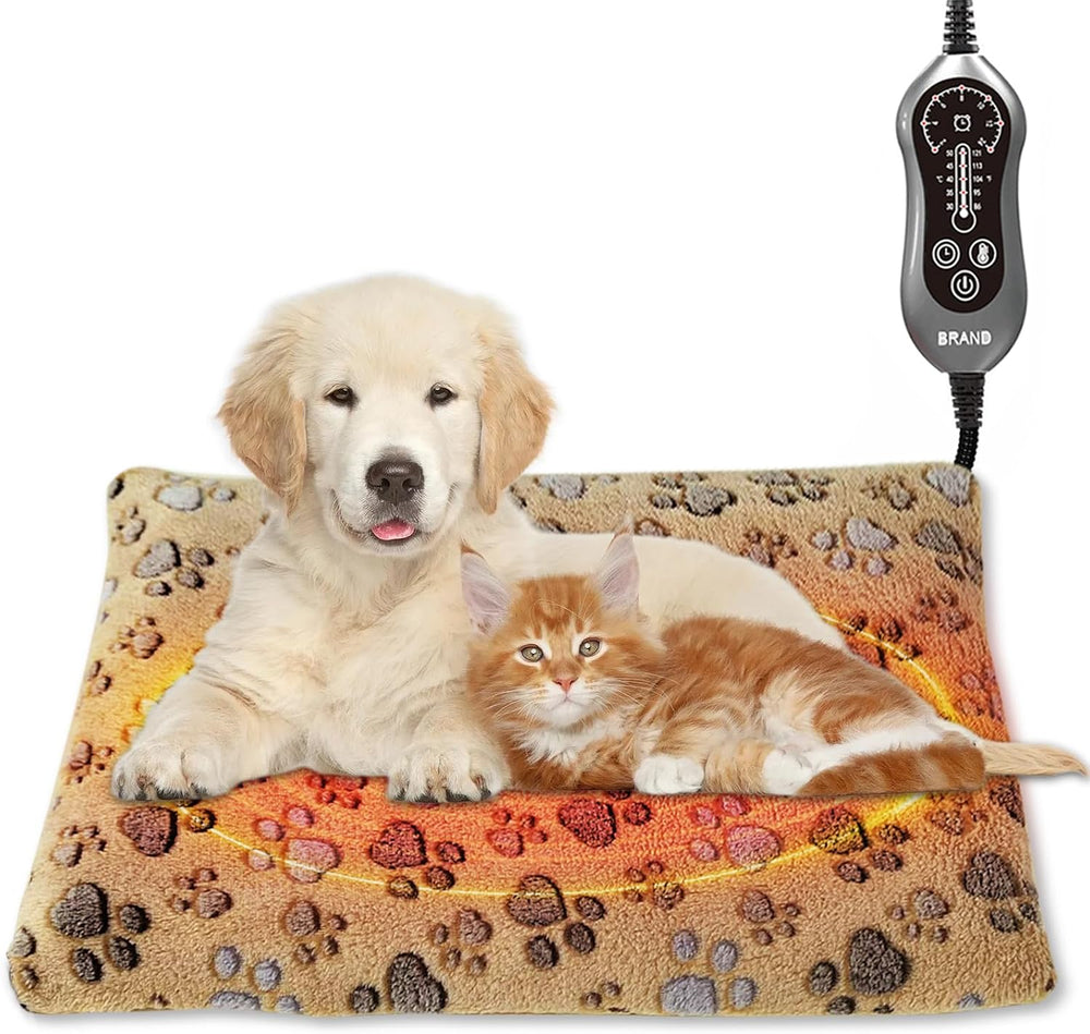 Pet Heating Pad 18X28`` for Dogs Cats with Smart Controller