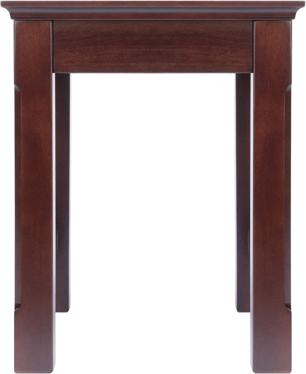 Winsome Xola Nesting Tables, Cappuccino | Small Square Coffee or End Table Se...