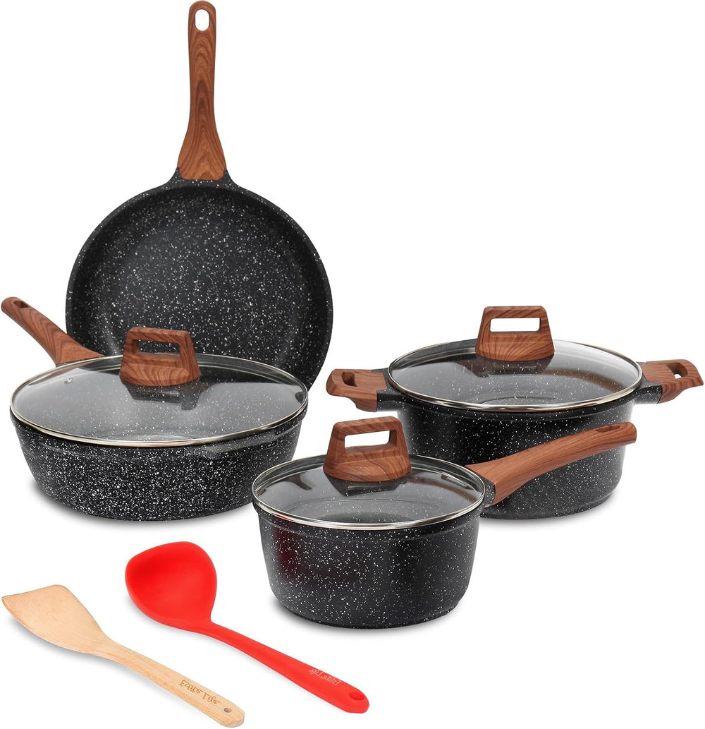 ESLITE LIFE Nonstick Cookware Sets, Compatible