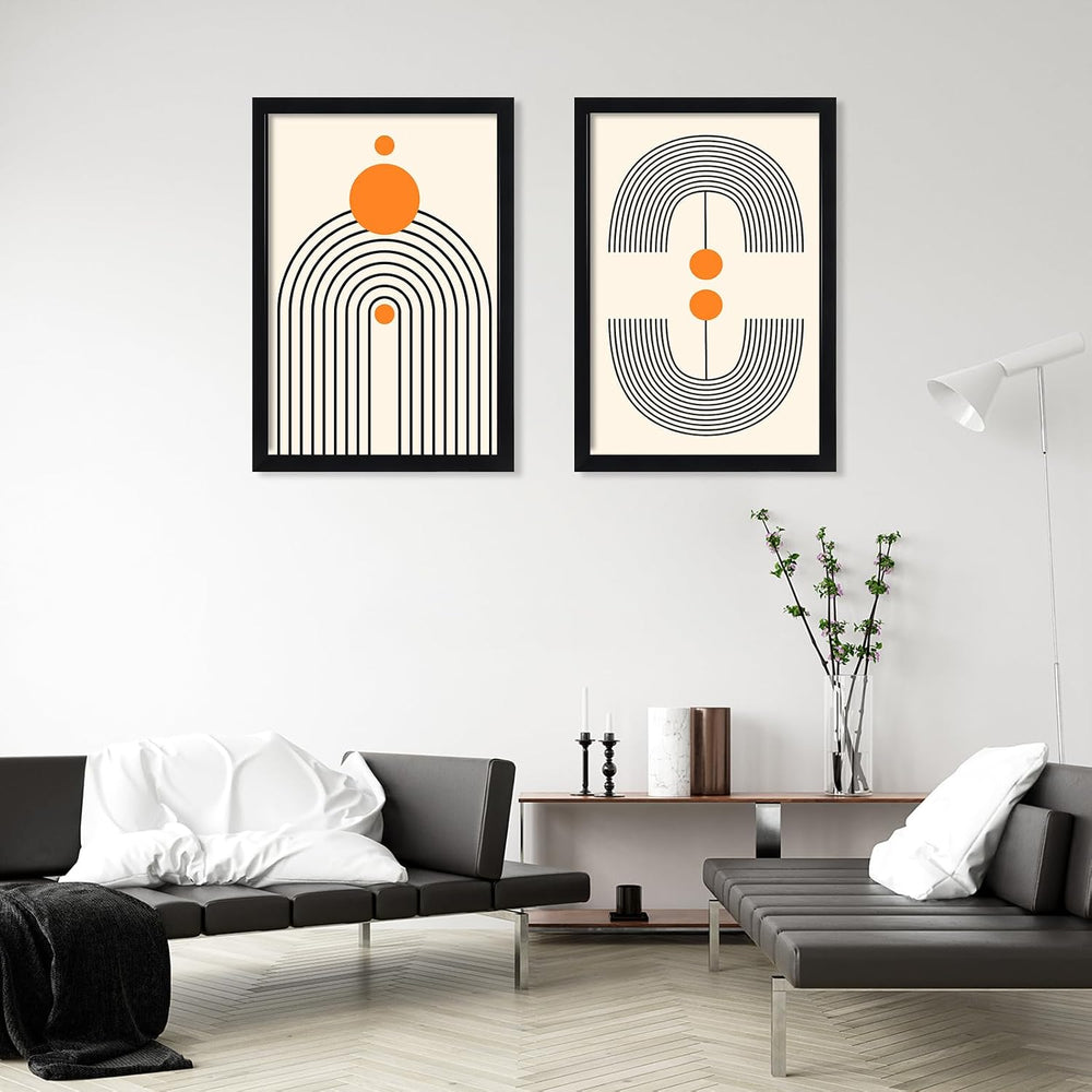 DOAI ART 24x36 Poster Frame Black 2 Pack, Poster Frames 24 x 36 inches or 24x...