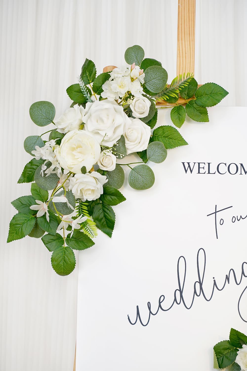 WEIERYUE(Pack of 2 Artificial Flowers Decorations, Wedding Flowers, Wedding, ...