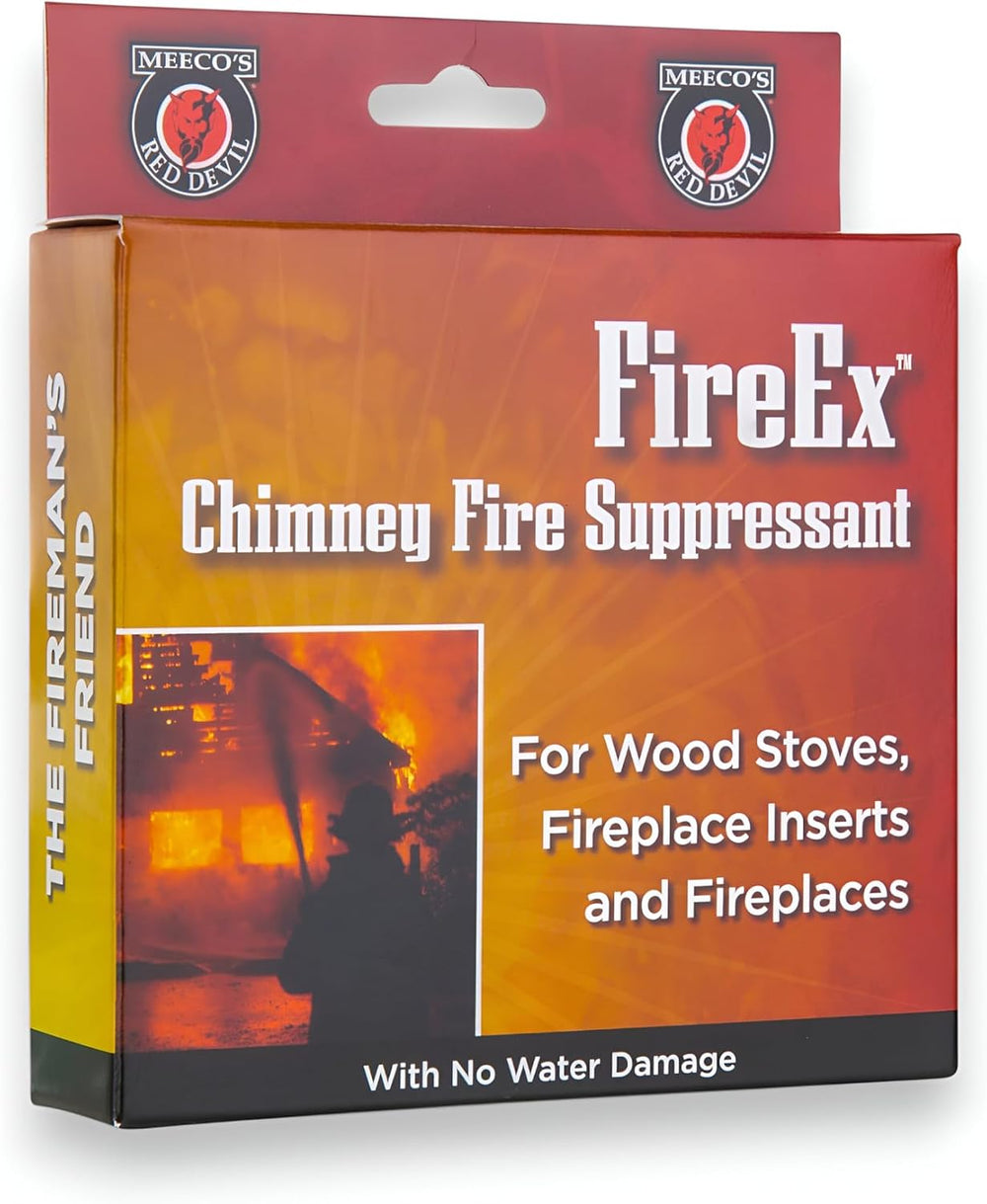 Meeco's Red Devil FireEx, Chimney Fire Suppressant - Safely & Quickly...
