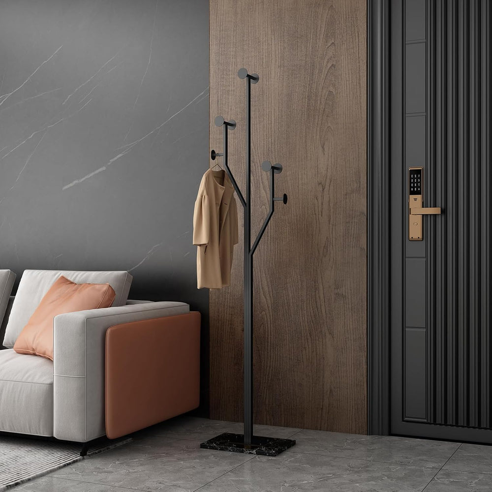 JIAYUEJU Freestanding Coat Rack Tree-shaped Metal Coat Tree with Heavy Duty M...