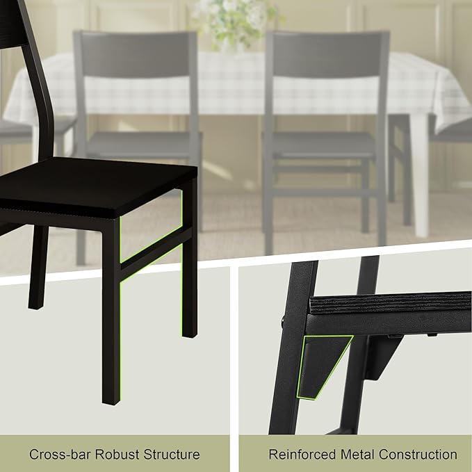 Feonase Dining Chairs Set of 6, Modern Kitchen Chairs with Ergonomic Backrest...