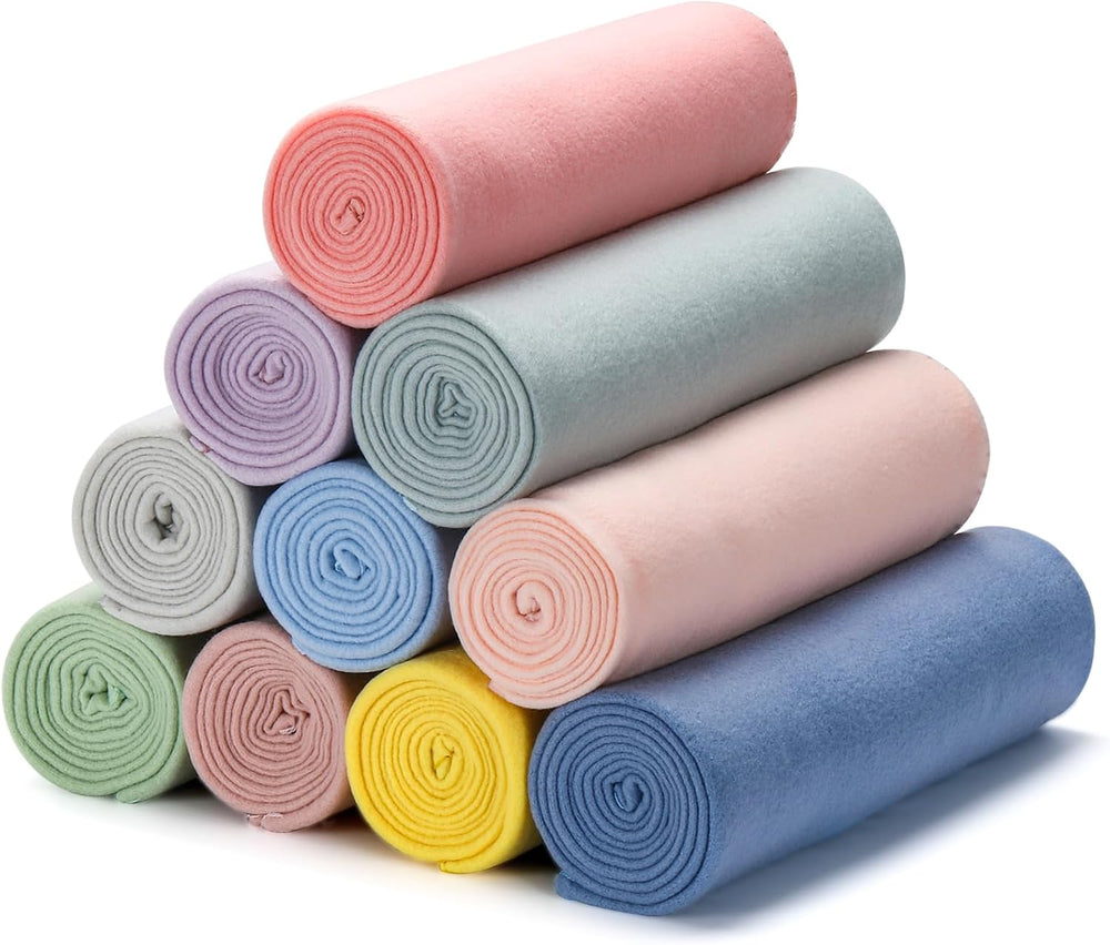 10PCS Pastel Fleece Blankets Bulk 50 X 60, Soft Lightweight Throw Blanket Kit...