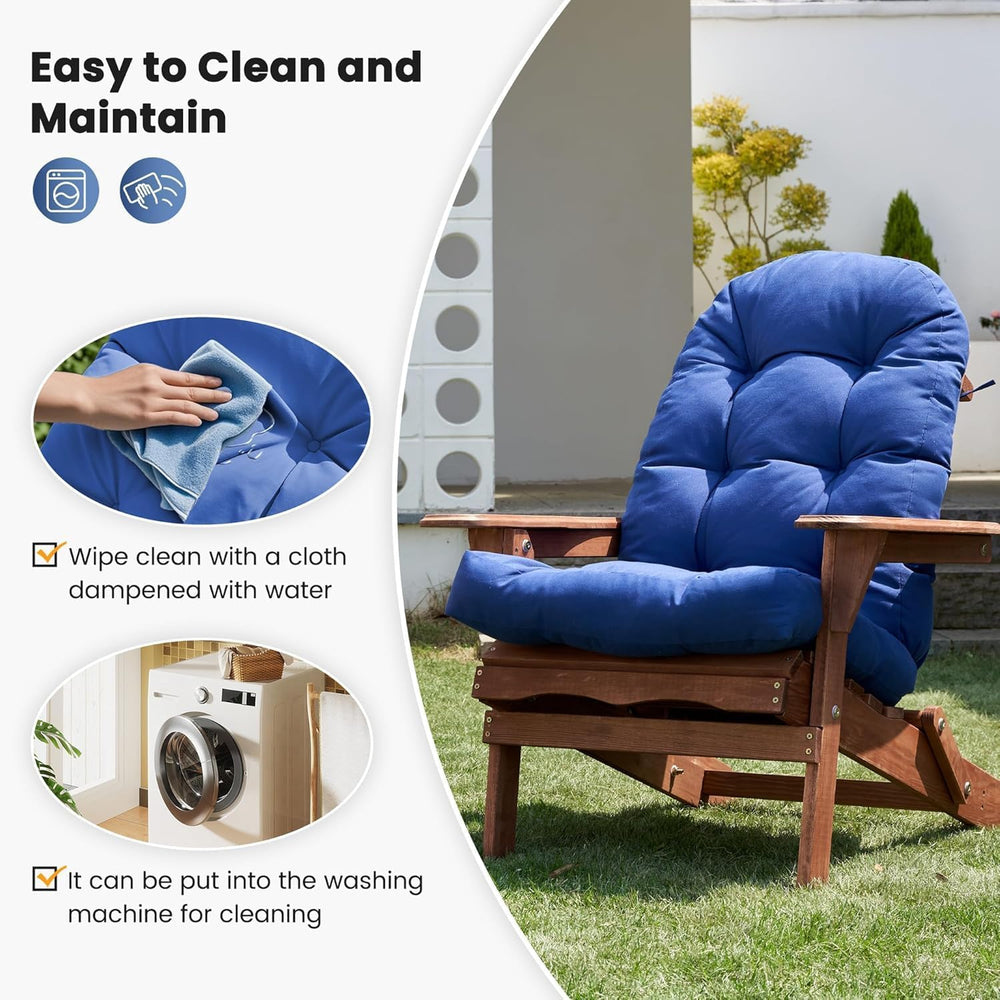 Amopatio Outdoor Adirondack Chair Cushions Set of 2