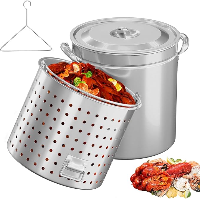 Bonnlo 82QT Stainless Steel Stock Pot