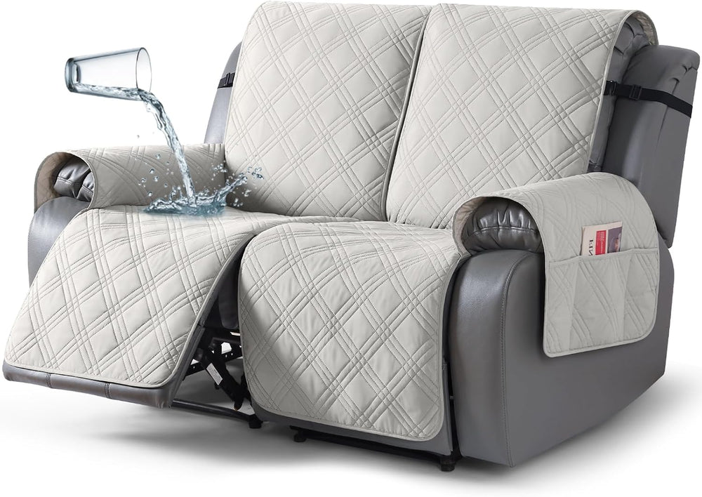 TAOCOCO 100% Waterproof Loveseat Recliner Cover