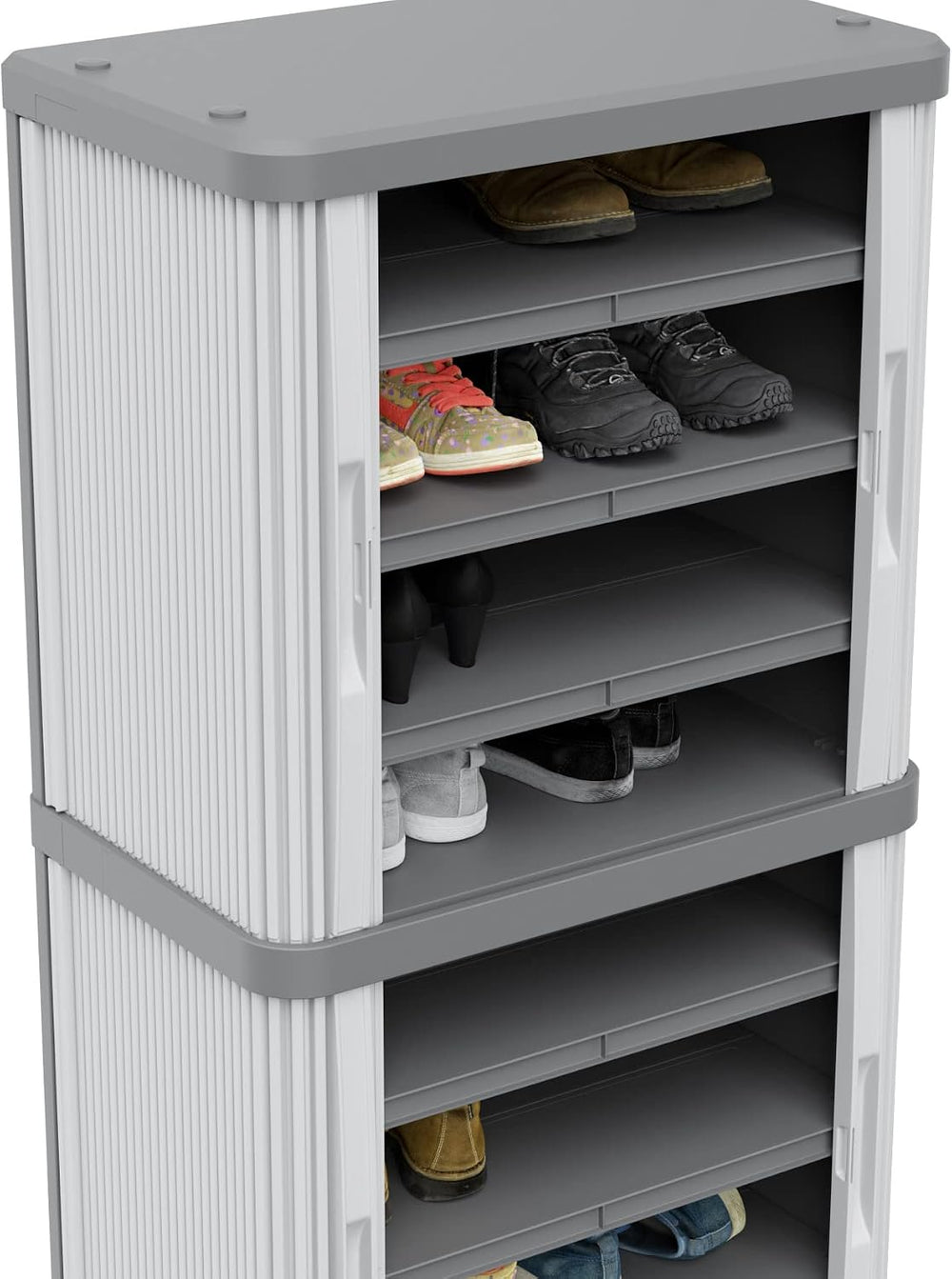 Terry, Rolling Space Cab 2, Indoor and Outdoor 2-Compartment Cabinet with Two...