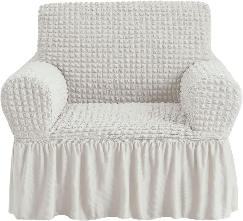 NICEEC Arm Chair Covers Armchair Covers Universal Slipcovers with Skirt