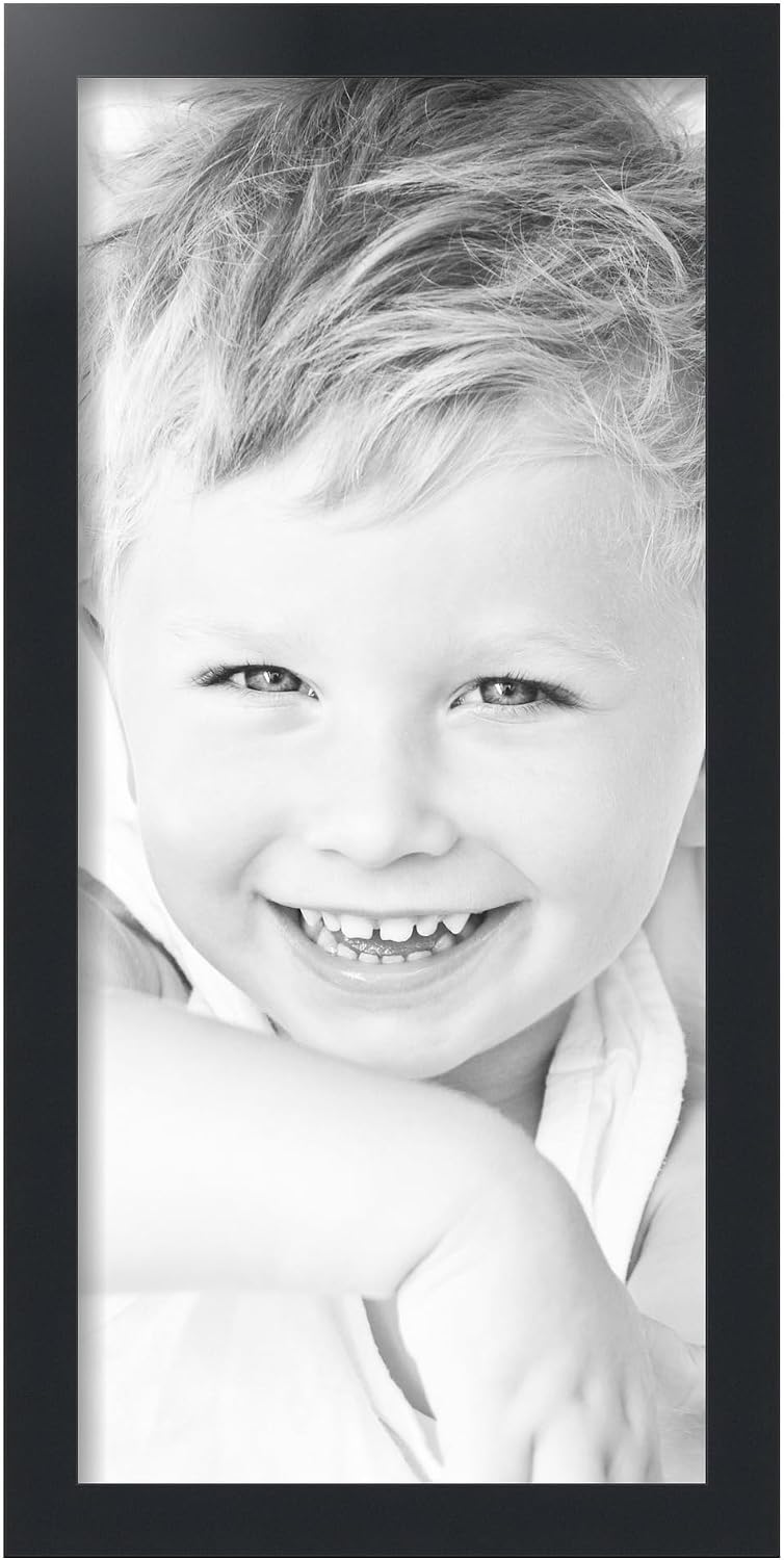 ArtToFrames 11x24 Inch Black Picture Frame, This 1.2500 Inch Custom Poster Fr...