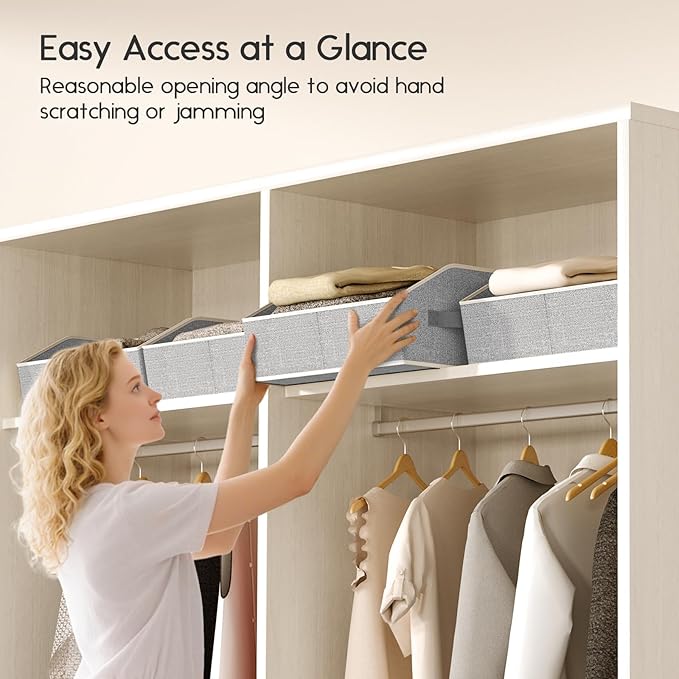 Homsorout Large Closet Organizers and Storage Bins