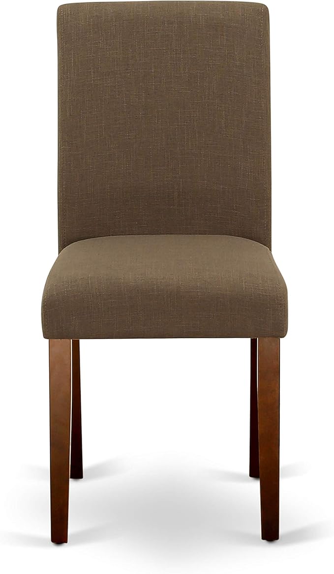 East West Furniture DUAB5-MAH-18 5 Piece Dining Set Includes a Rectangle Dini...