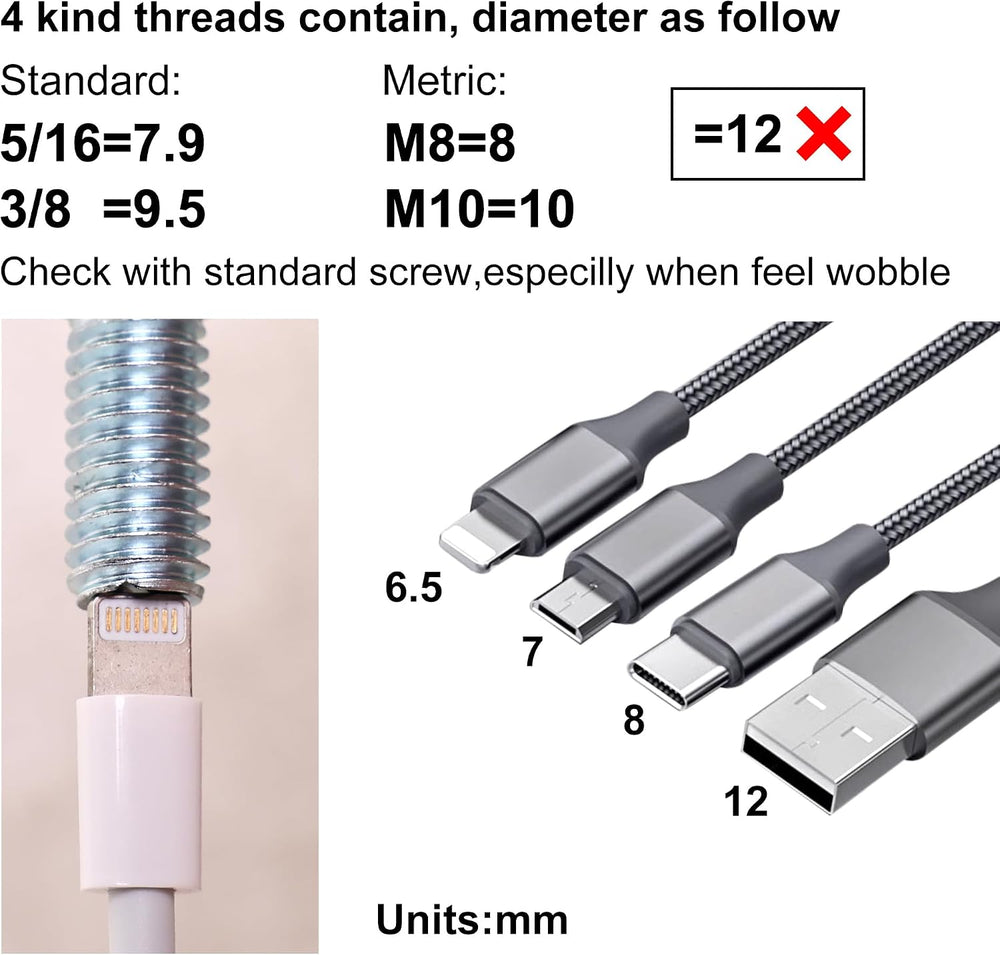 14 inch Metal Bed Legs Replacement for Adjustable Bed Base Frame, Different T...