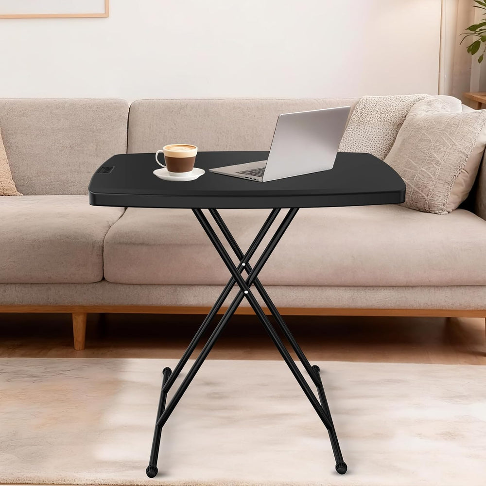 VINGLI 30" Small Folding Table Portable, Laptop TV Tray, Camping Table |...