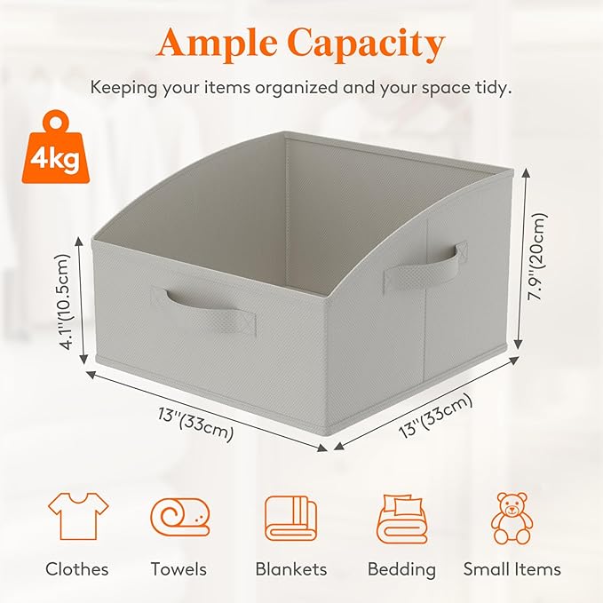 Lifewit Trapezoid Closet Storage Bins