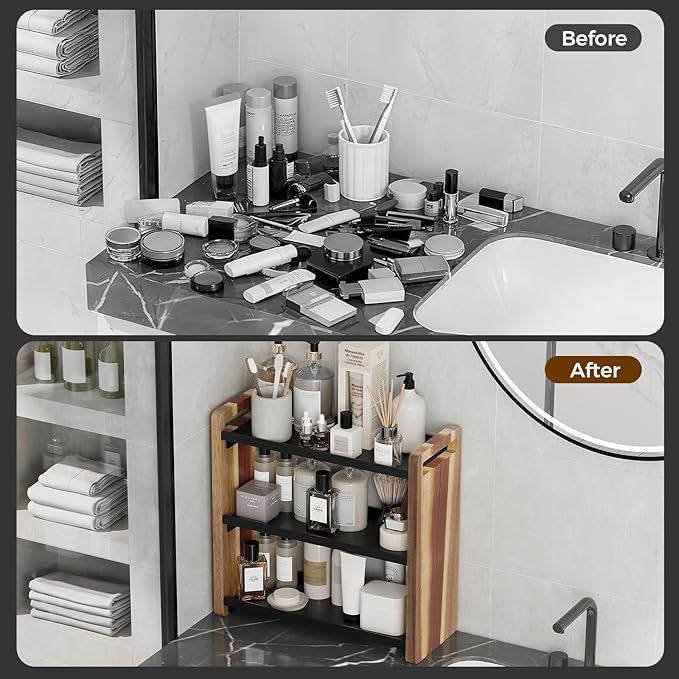 Bathroom Counter Organizer, Bathroom Counter Shelf, Bathroom Organizers
