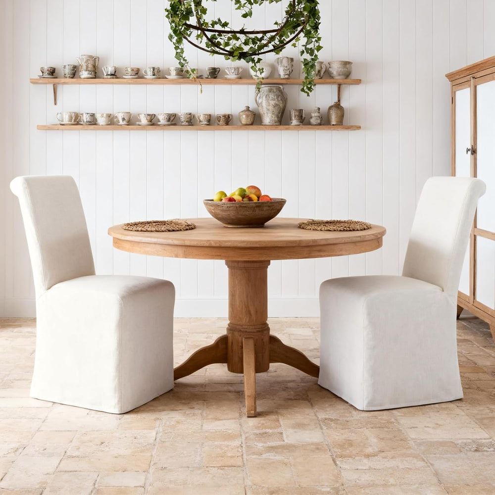 chairus Slipcovered Parsons Dining Chairs Set of 2, Upholstered Dining Room C...