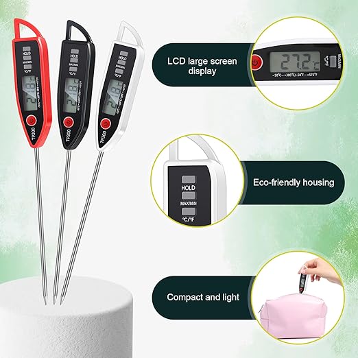 Copkim 12 Set Waterproof Food Thermometer