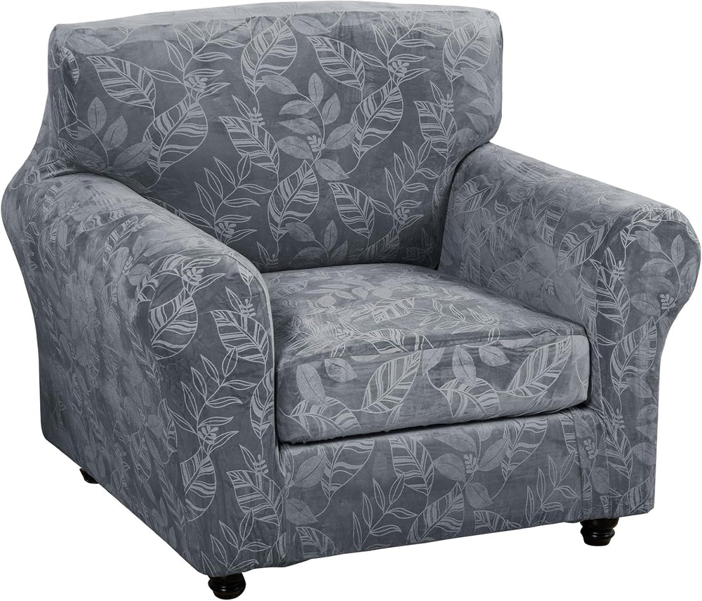 FUANGUI 2 Piece Chair Covers Armchair Arm Covers Chair Couch Covers