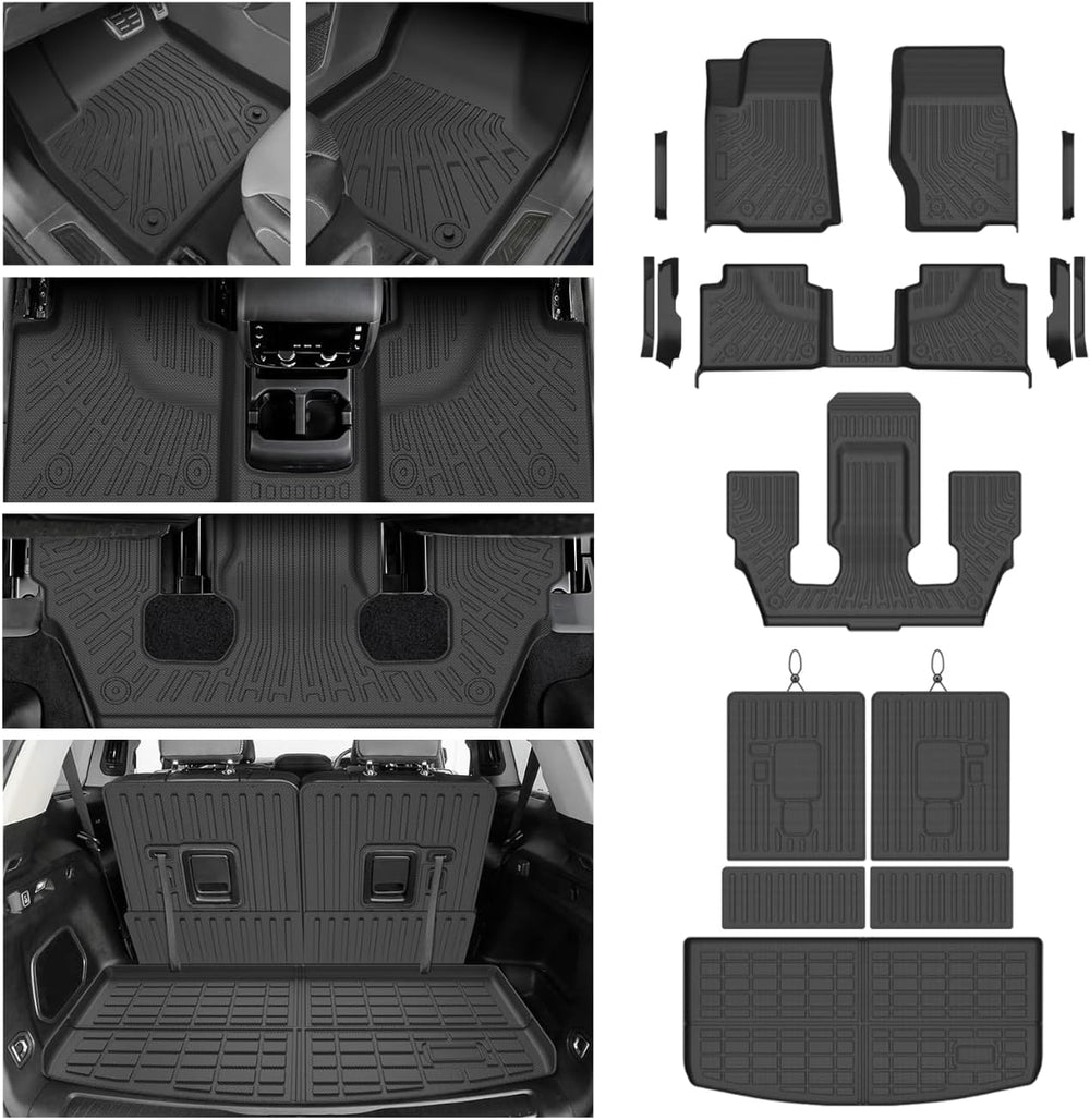 Floor Mats for Jeep Grand Cherokee L (6-Seater Without 2nd Row Center Console...