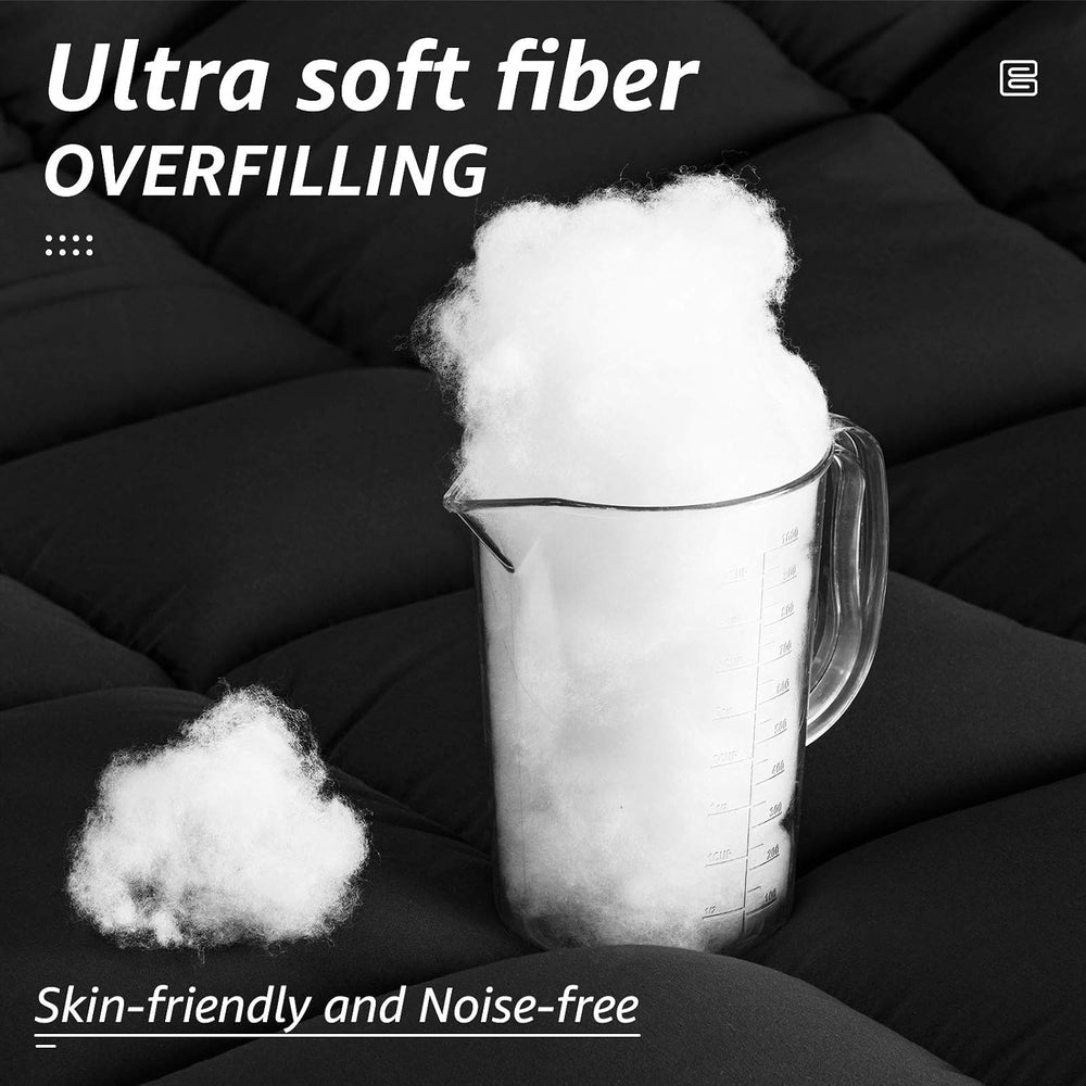Queen Comforter, All Season Down Alternative Duvet Insert, Cooling Quilted Be...