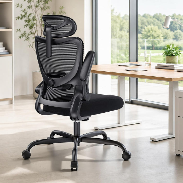 HUANUO Ergonomic Office Chair with 3D Armrests and Lumbar Support