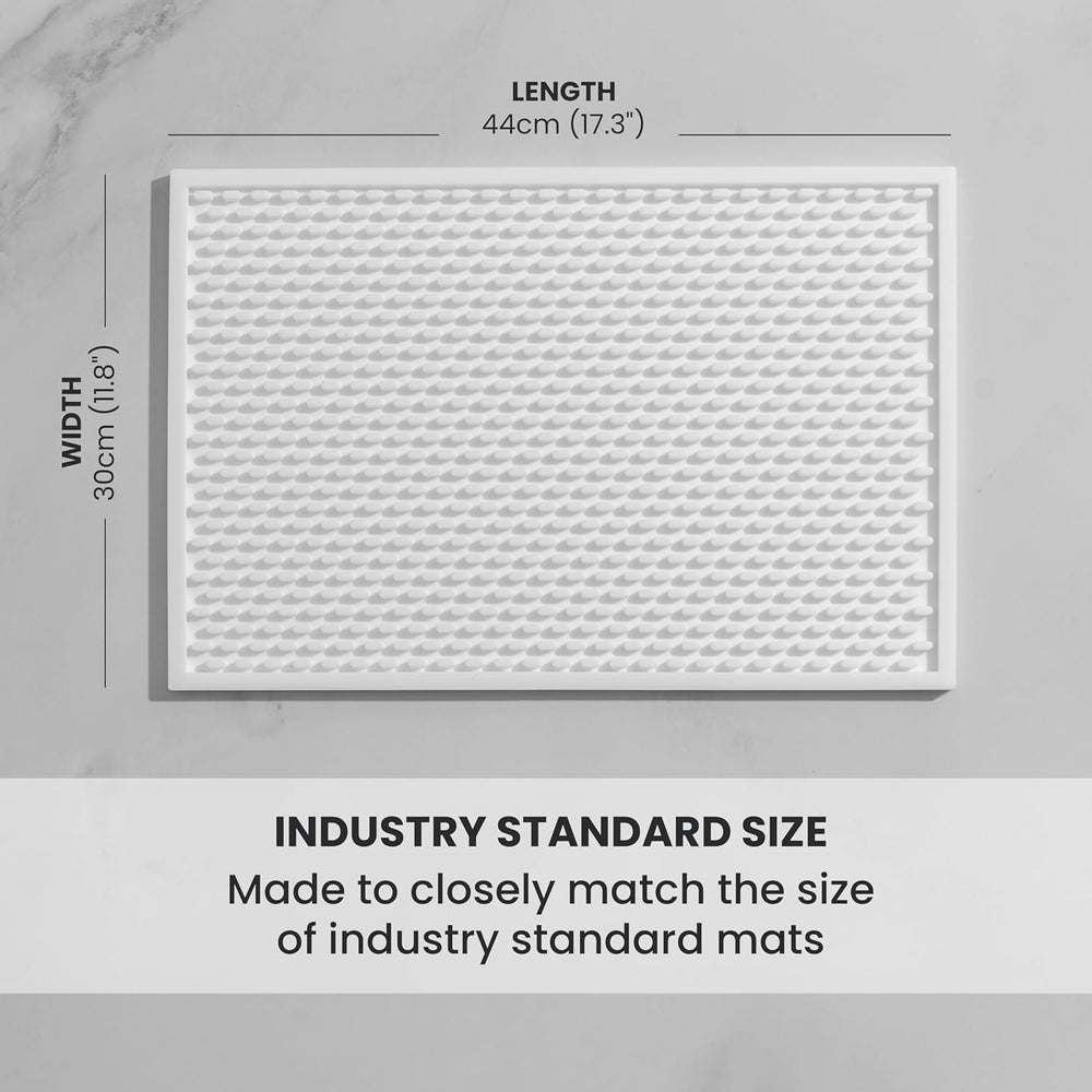 A Bar Above Bar Mat for Countertop, Food Safe Silicone, 12 x 18 Inch | Commer...