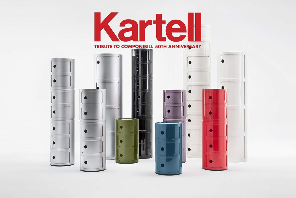 Kartell 0 Componibili, White, 32x32x77 cm