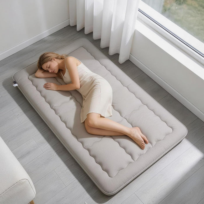 Japanese Futon Floor Mattress, Foldable Tatami Sleeping Pad,Full (54"X80")