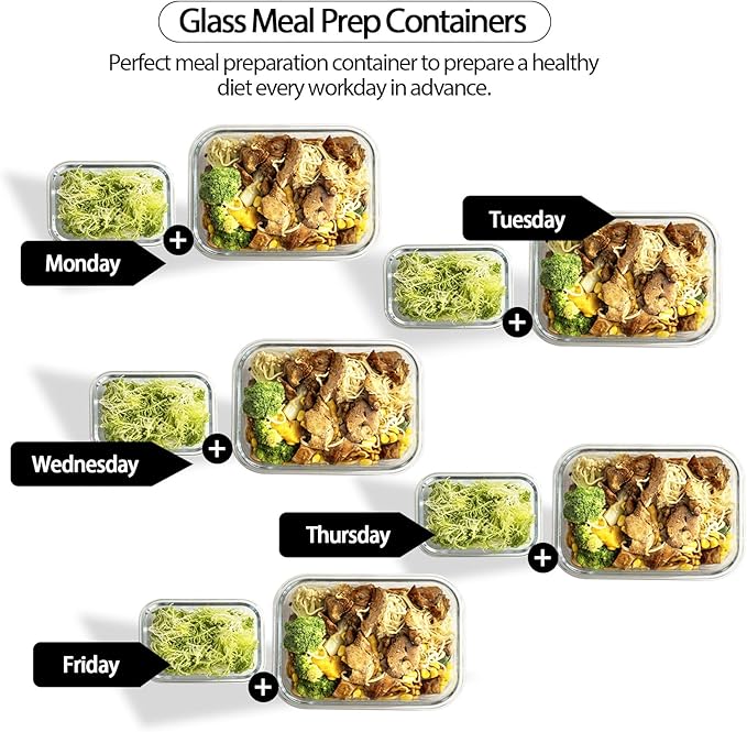 coccot Glass Food Storage Containers