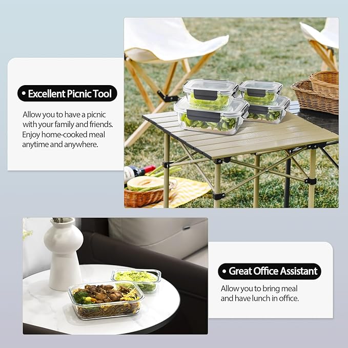 coccot Glass Food Storage Containers