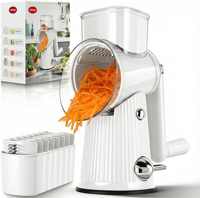 Rotary Cheese Grater with Handle