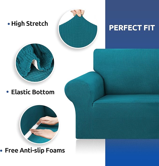 KEKUOU Stretch Sofa Cover Slipcover ,Couch Covers
