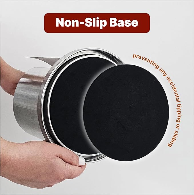 Stainless Steel Paper Towel Holder Countertop, Modern Spiral Cover Design