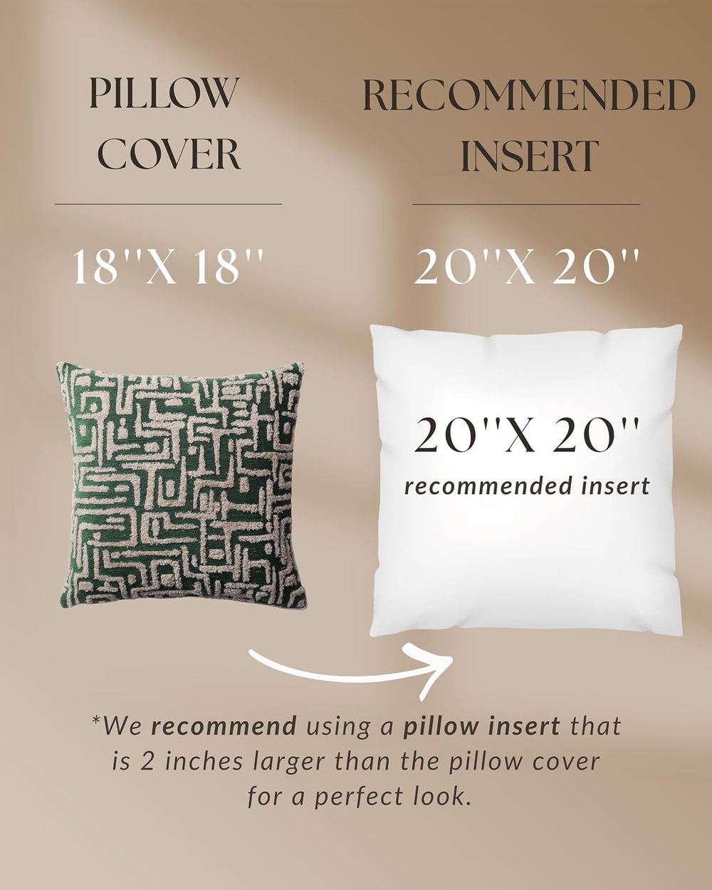 Woven Jacquard Throw Pillow Cover, Pack of 1 Geometric Pattern Textured Decor...