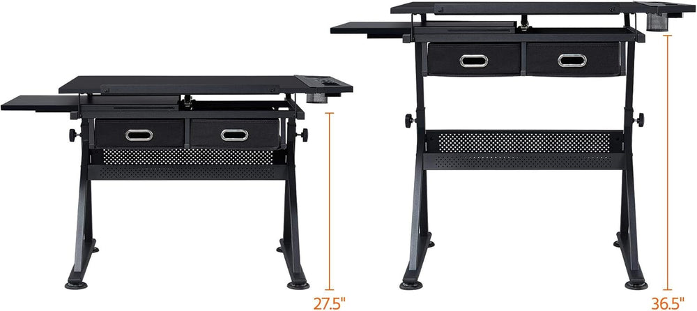 Topeakmart Drafting Table for Artists, Height Adjustable Drawing Draft Desk, ...