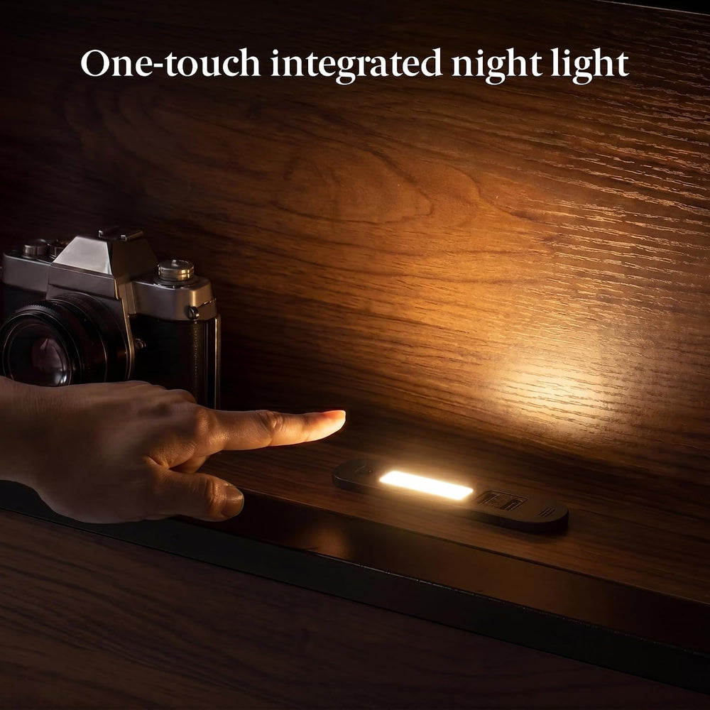 Zinus Kai Platform Bed Frame, RGB LED Lights, USB Charging Station, Full