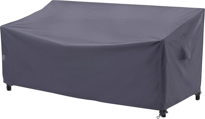 F&J Outdoors I Shape 3-Seater Patio Sofa Covers, Grey, 82"W x 39"D x 36"H