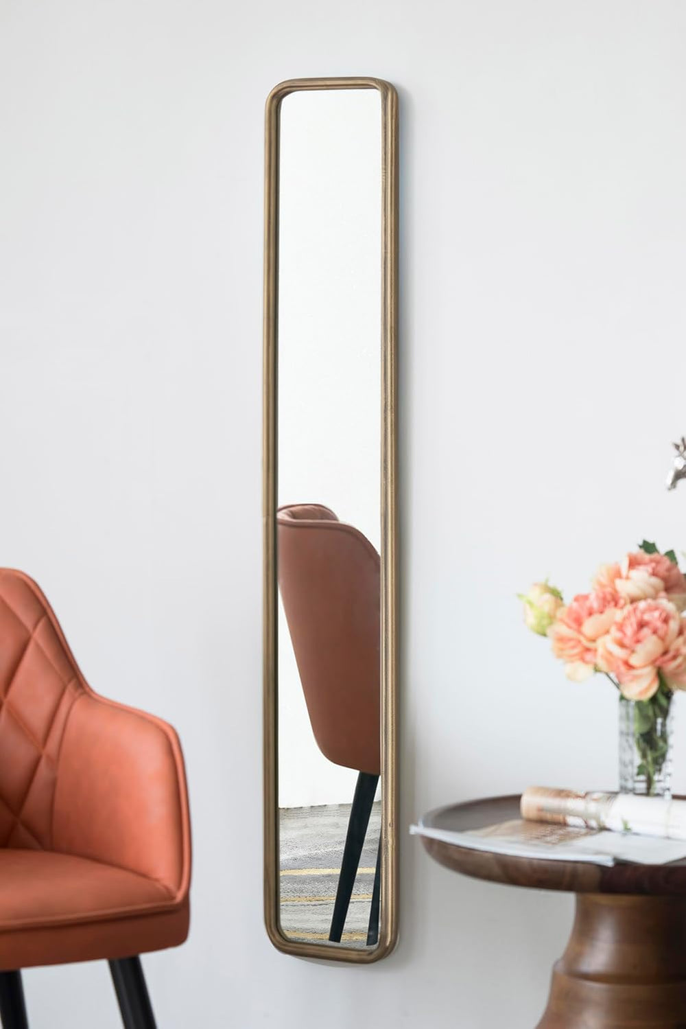 A&B Home Full Length Mirror - 47" x 8" Full Body Mirror with An...