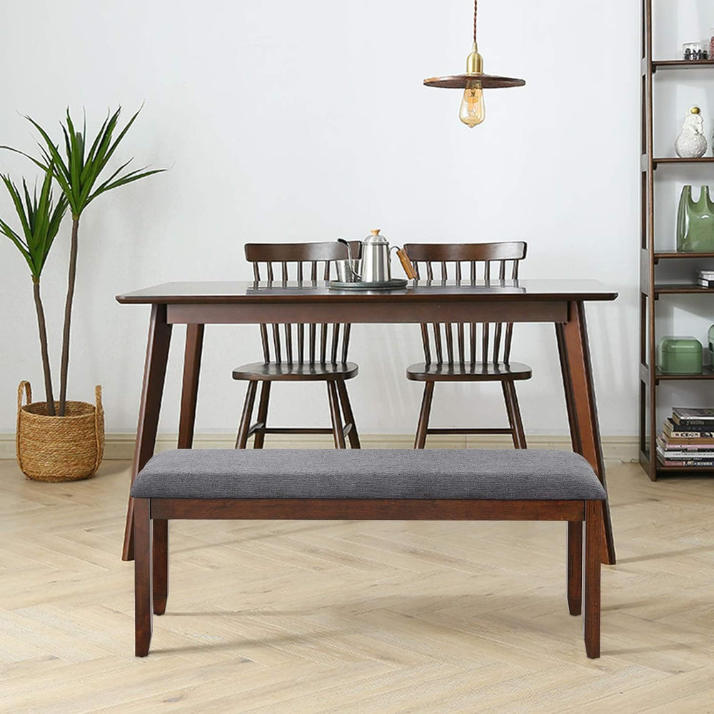 Giantex Dining Room Bench with Upholstered Padded Seat, 660lbs Capacity, 47.5...