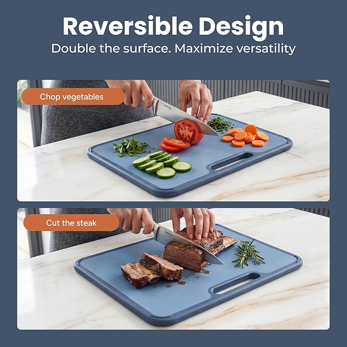 SMIRLY Plastic Cutting Board Set