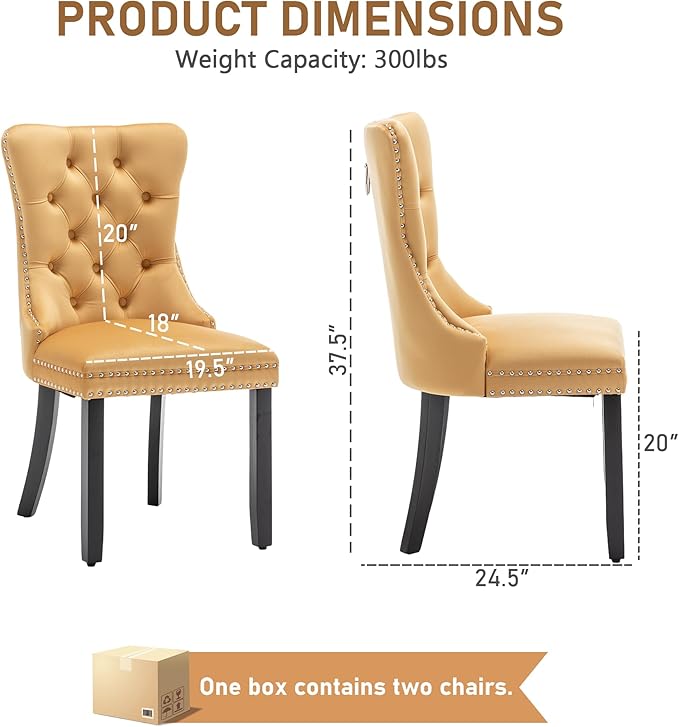 Mid Century Modern Dining Chair Set of 6 Velvet Upholstered Dining Accent Cha...