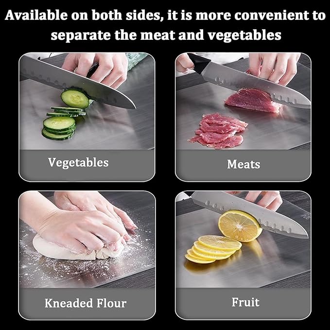 304 Stainless Steel Cutting Board, Non Toxic Cutting Boards