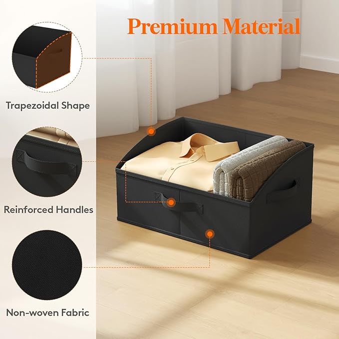 Lifewit Trapezoid Closet Storage Bins