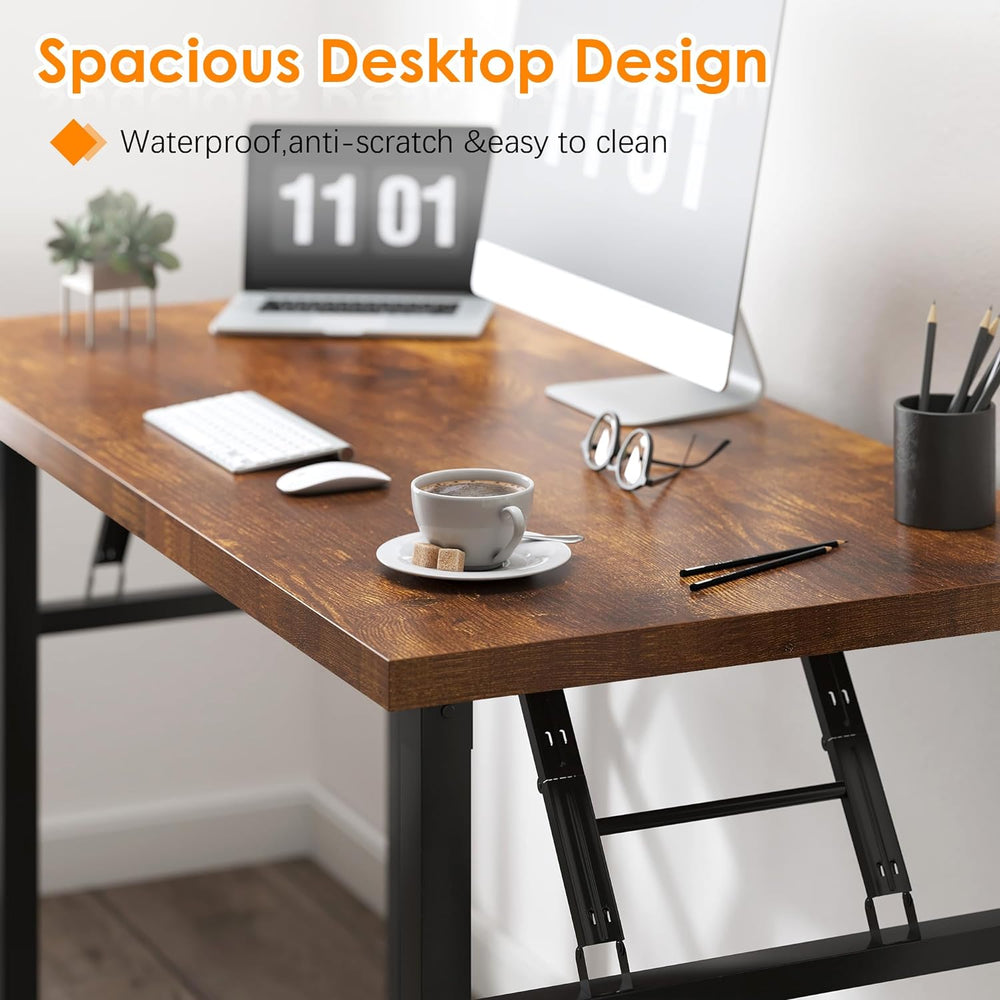 Need 47 inches Computer Desk Office Desk Folding Table with BIFMA Certificati...
