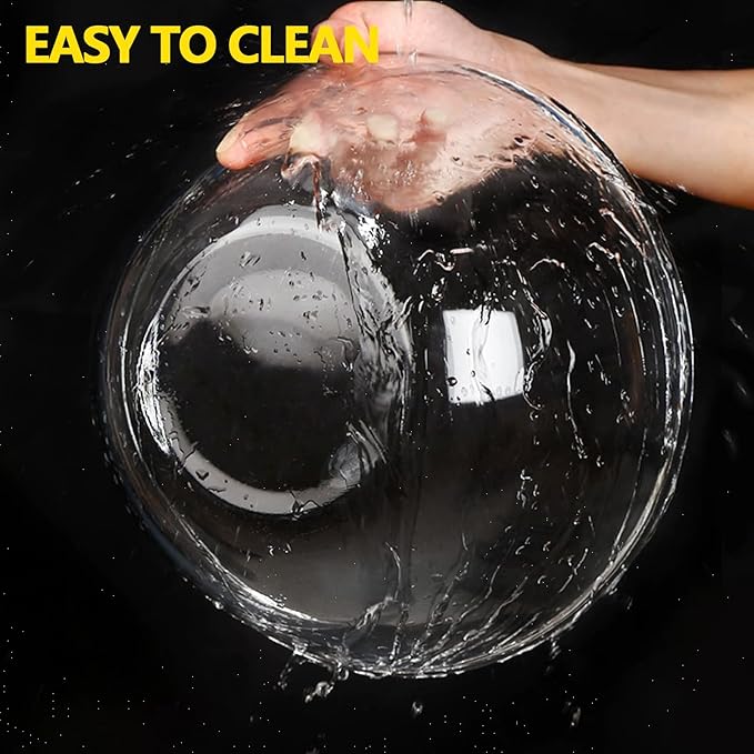 5 Quart Deep Big Glass Bowl
