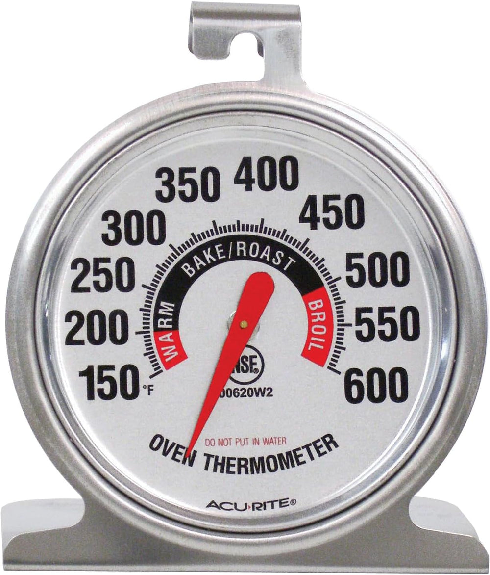 AcuRite 00620A2 Stainless Steel Oven Thermometer