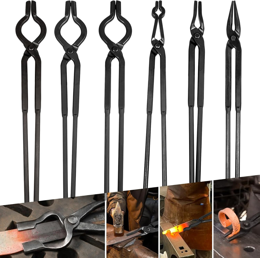 Blacksmith Knife Making Tongs Set